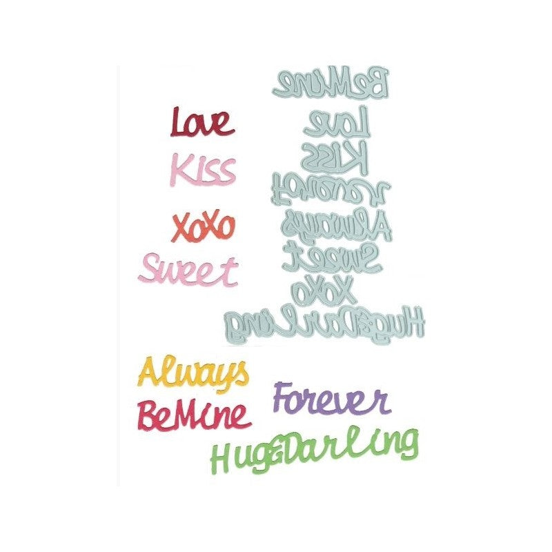 Fustelle Sottili - Scritte Love 8 Sogg. Pc1601