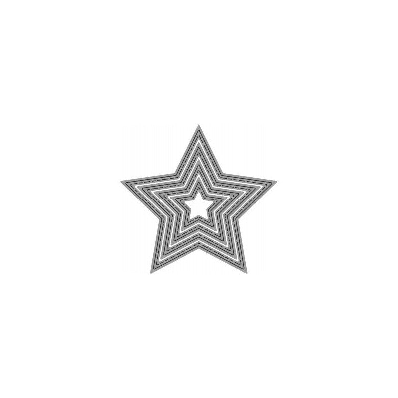 Fustelle Sottili – Stelle 4 Sogg. 120x120mm Pc1001