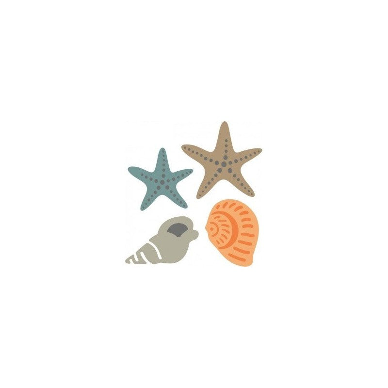 Fustelle Sottili - Stelle Marine E Conchiglie 4 Sogg. Pc1587