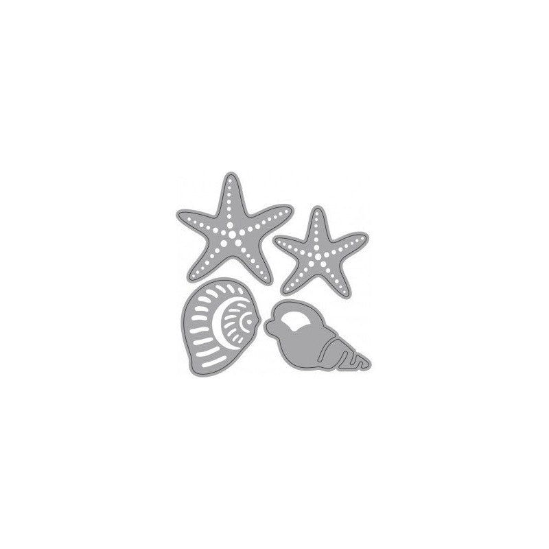 Fustelle Sottili - Stelle Marine E Conchiglie 4 Sogg. Pc1587
