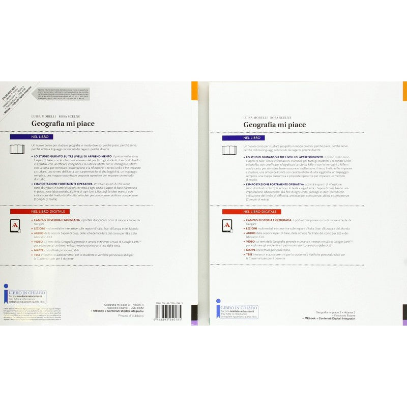 Geografia Mi Piace Vol. 3 Atlante-fascicolo