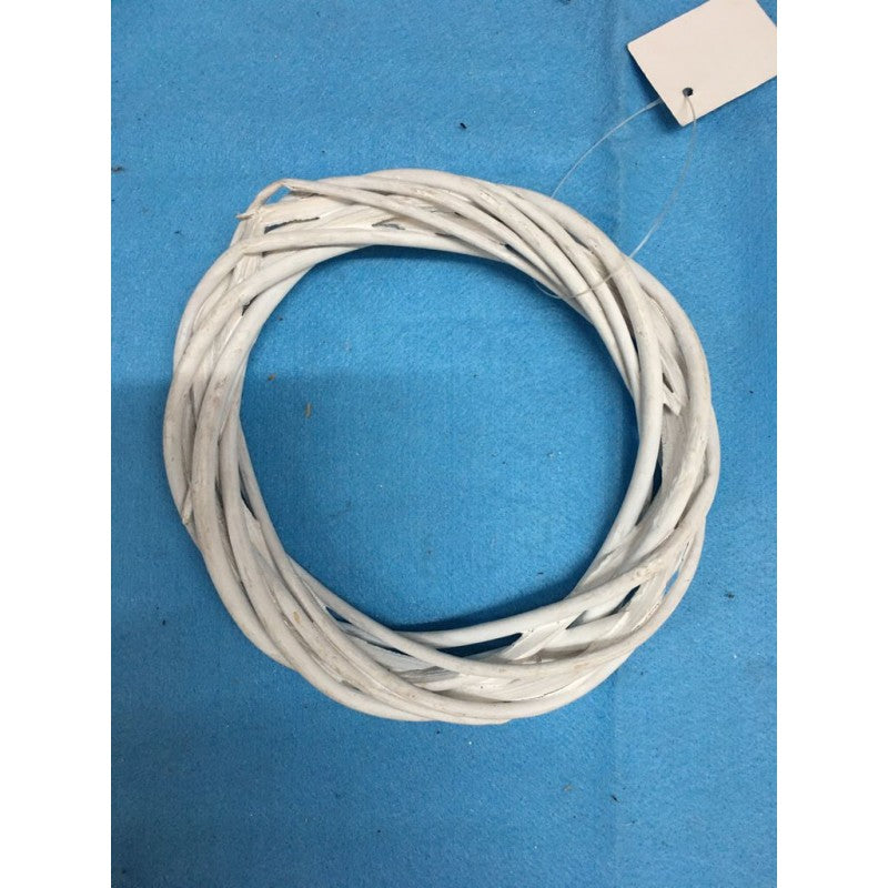 Ghirlanda Bianca Di Legno