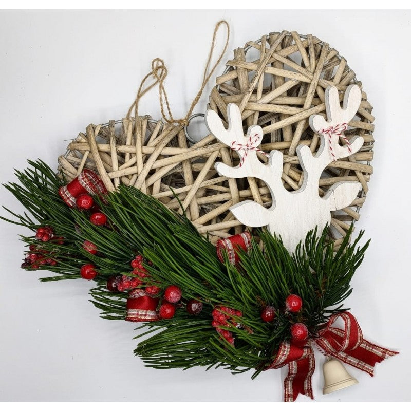 Ghirlanda Natale A Cuore