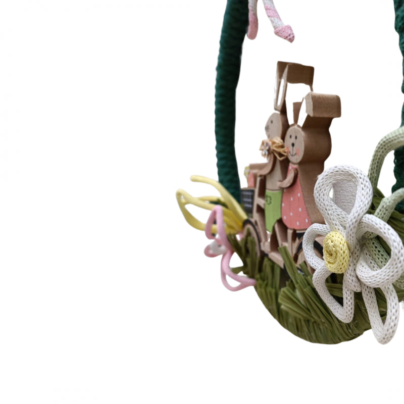 Ghirlanda Pasquale Realizzata A Mano