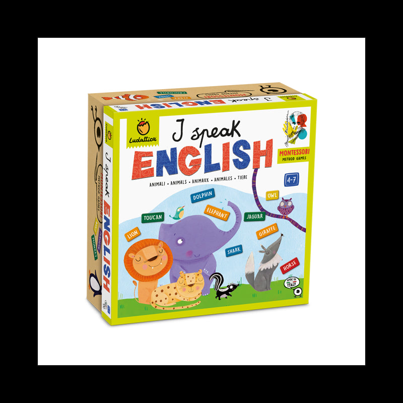 Giochi Educativo Montessori I Speak English Ludattica