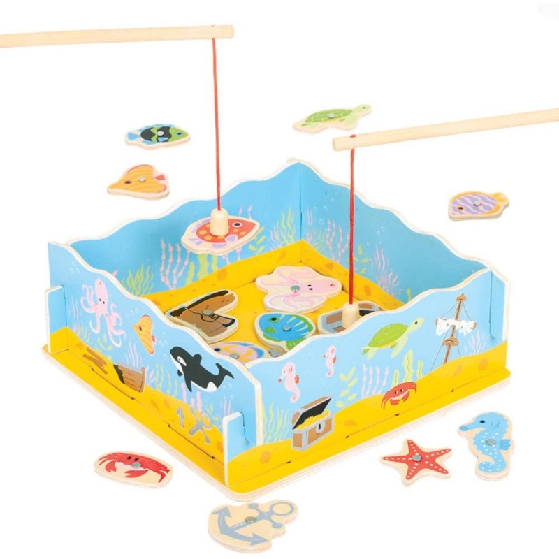 Gioco Della Pesca In Legno - Bigjigs Wooden Fishing Games