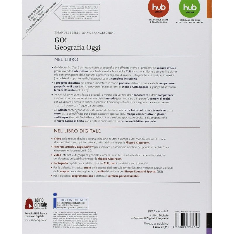 Go! Per La Scuola Media. Con E-book. Con Espansione Online. Con Libro: Atlante (vol. 2)