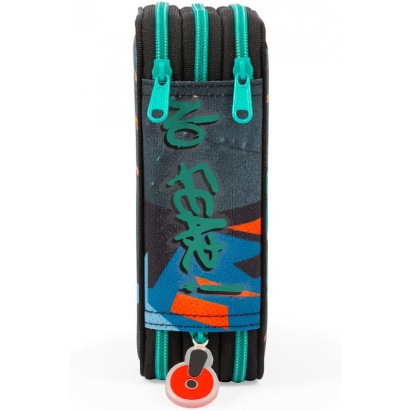 Go Pop Astuccio Triplo, Completo Di Set Cancelleria, 3 Scomparti, Per Scuola Elementare E Medie