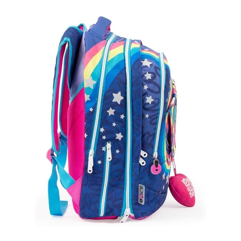 Go Pop Zaino Estensibile Round Per Bambine, Per Scuole Elementari E Medie