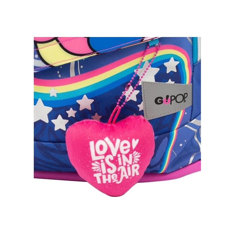 Go Pop Zaino Estensibile Round Per Bambine, Per Scuole Elementari E Medie