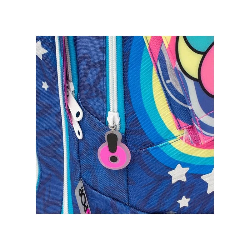Go Pop Zaino Estensibile Round Per Bambine, Per Scuole Elementari E Medie