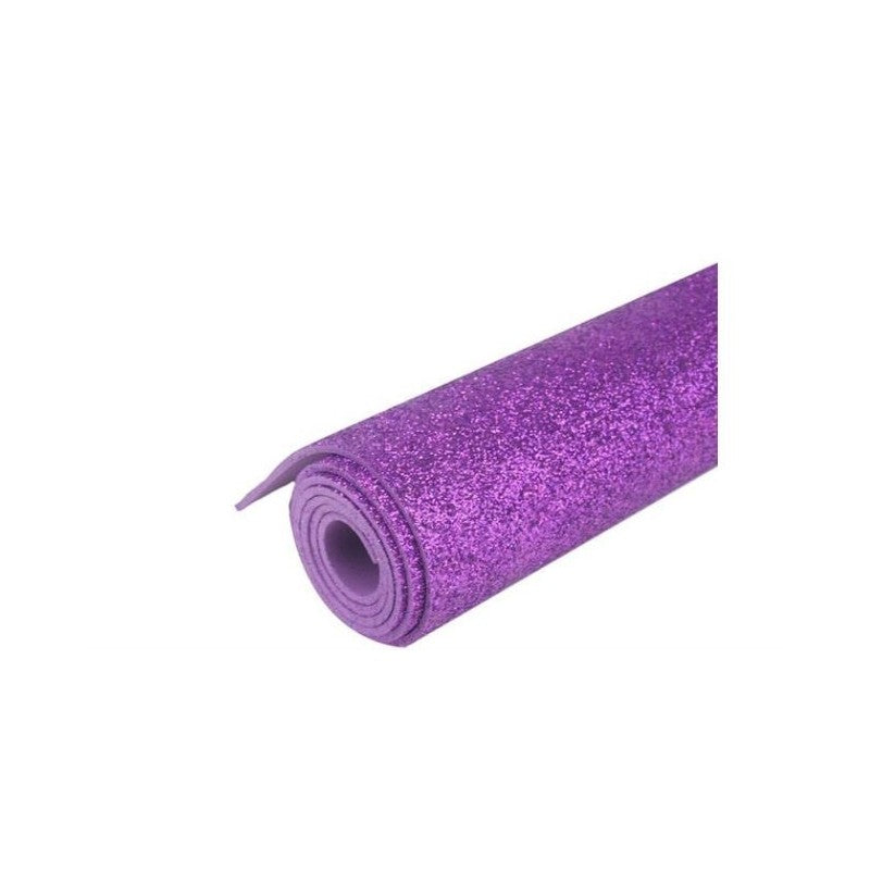 Gomma Eva/fommy 40x60 Viola Glitter