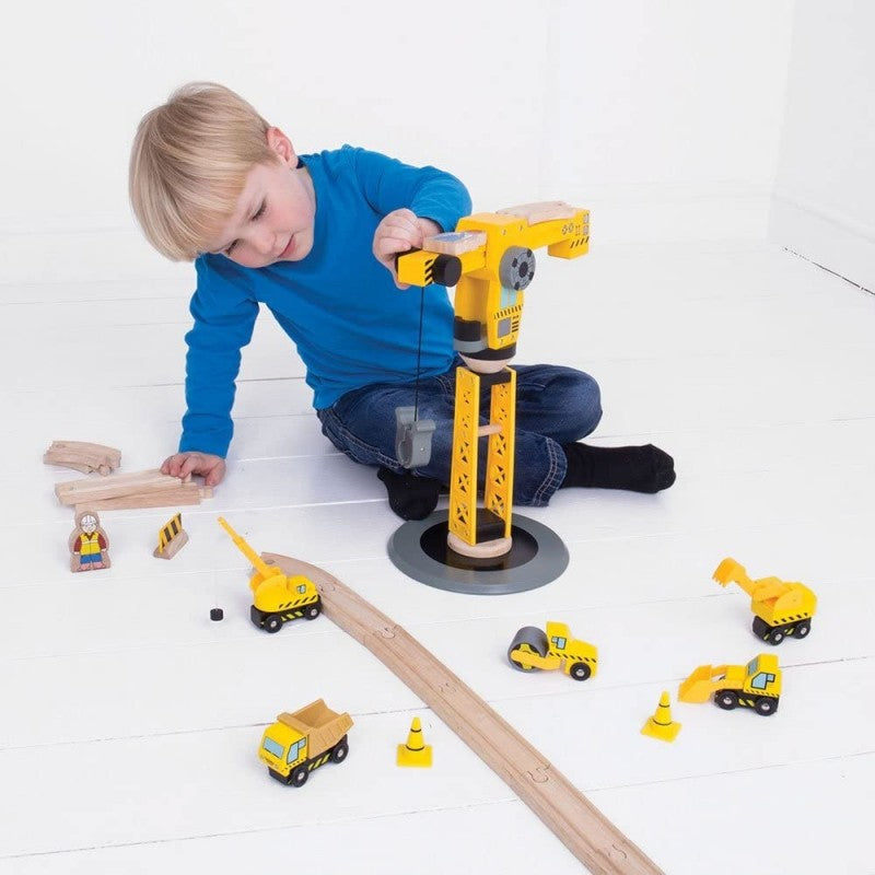 Gru E Mezzi Di Lavoro - Bigjigs Toys