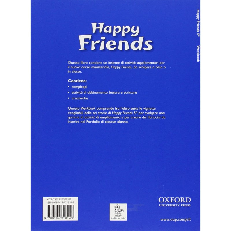 Happy Friends. Workbook. Per Le Scuole Elementari (vol. 5)
