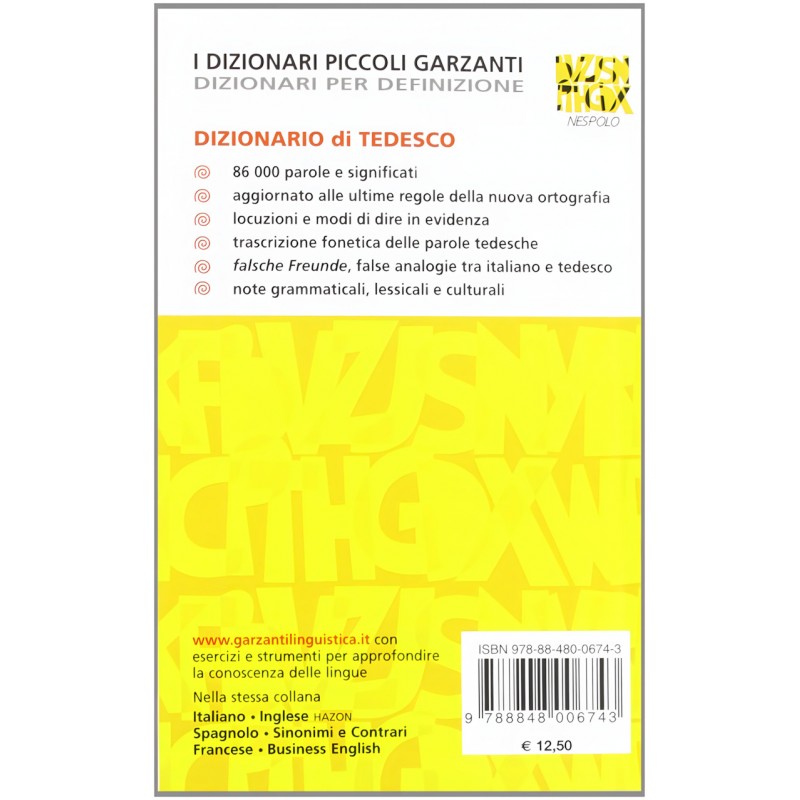 I Dizionari Piccoli Garzanti - Tedesco
