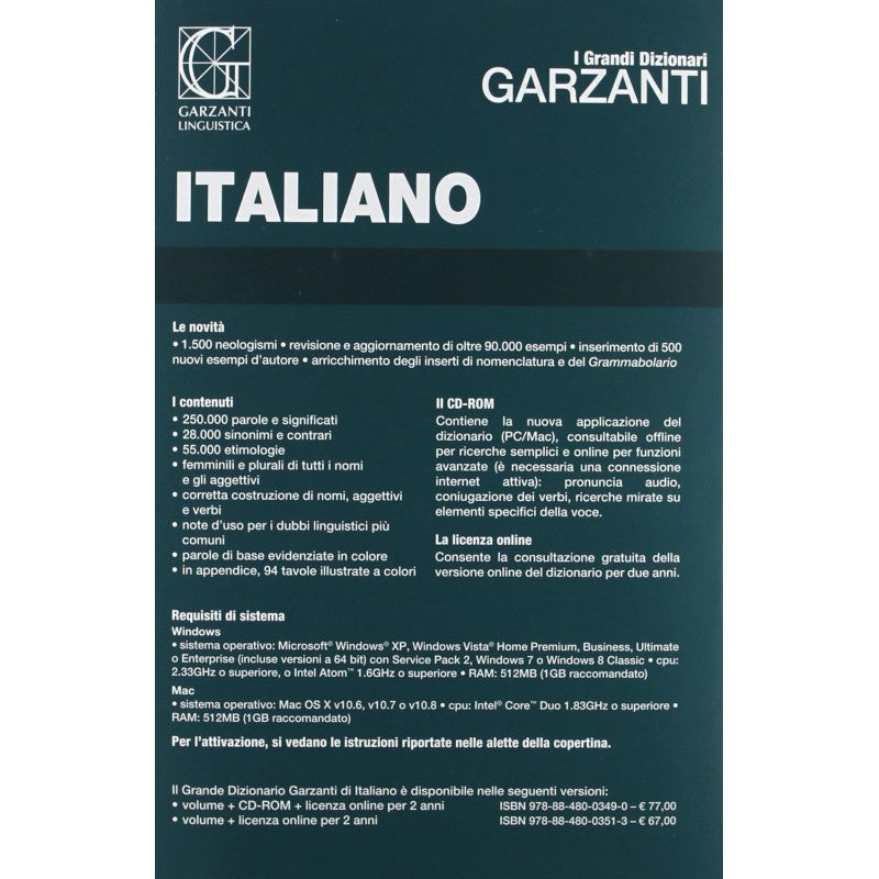 I Grandi Dizionari Garzanti – Italiano