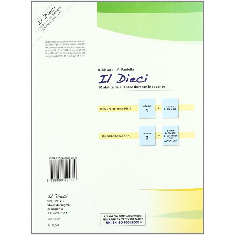 Il Dieci 2 + Narrativa