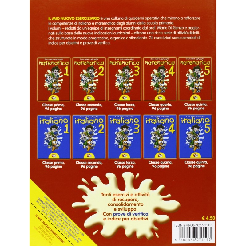 Il Mio Nuovo Eserciziario. Matematica. Per La Scuola Elementare (vol. 3)