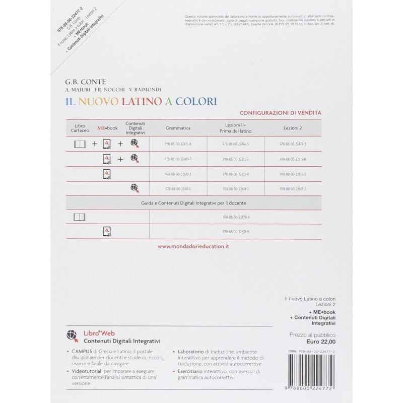 Il Nuovo Latino A Colori Lezioni 2
