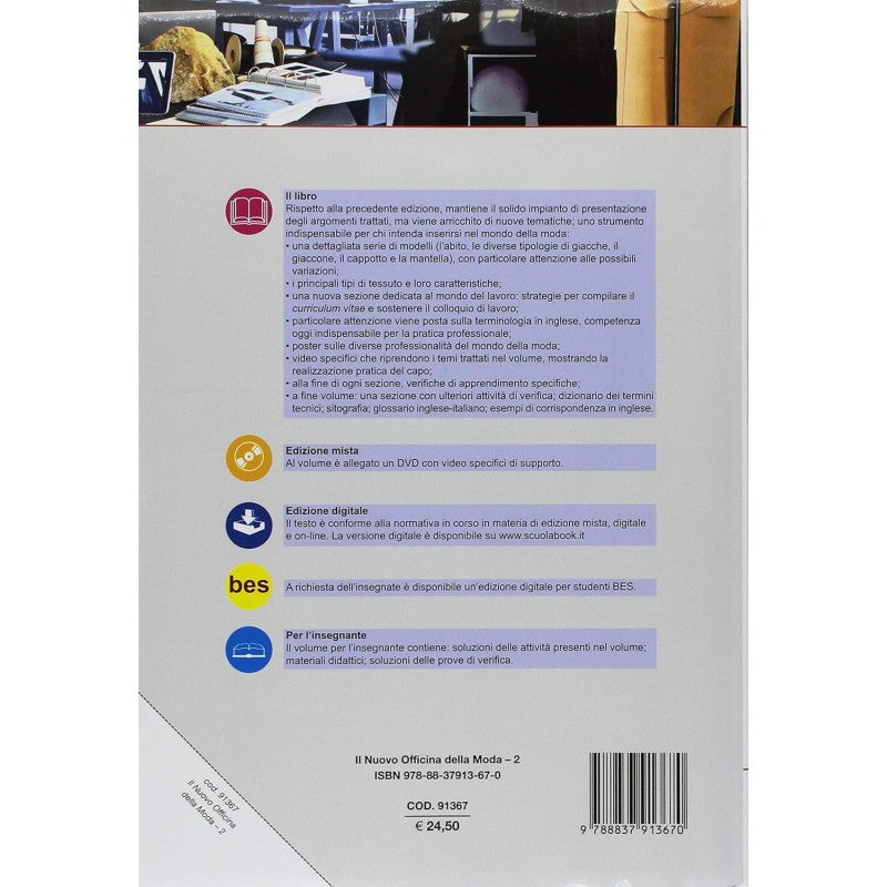 Il Nuovo Officina Della Moda. Per Le Scuole Superiori. Con Ebook. Con Espansione Online. Con Dvd-rom. Con Poster (vol. 2)