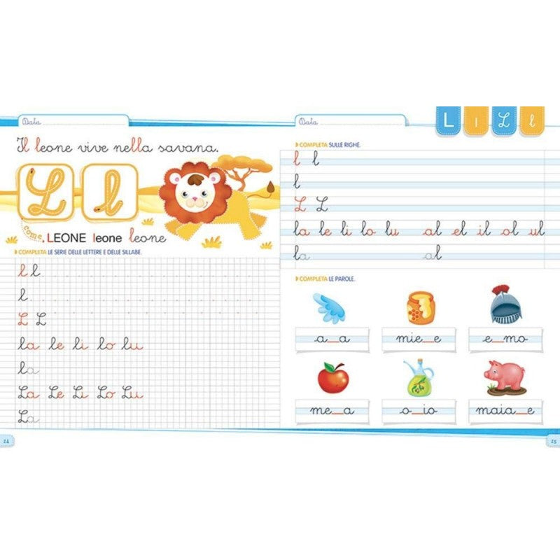 Il Quaderno Del Corsivo. Vocali, Consonanti, Sillabe