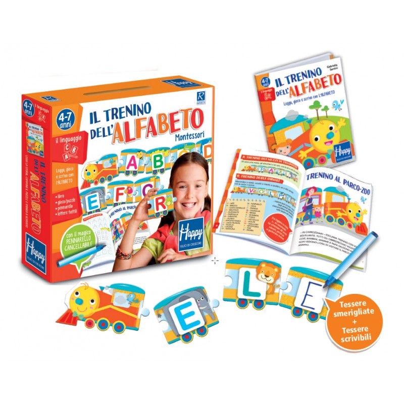 Il Trenino Dell'alfabeto Montessori - Raffaello Ragazzi