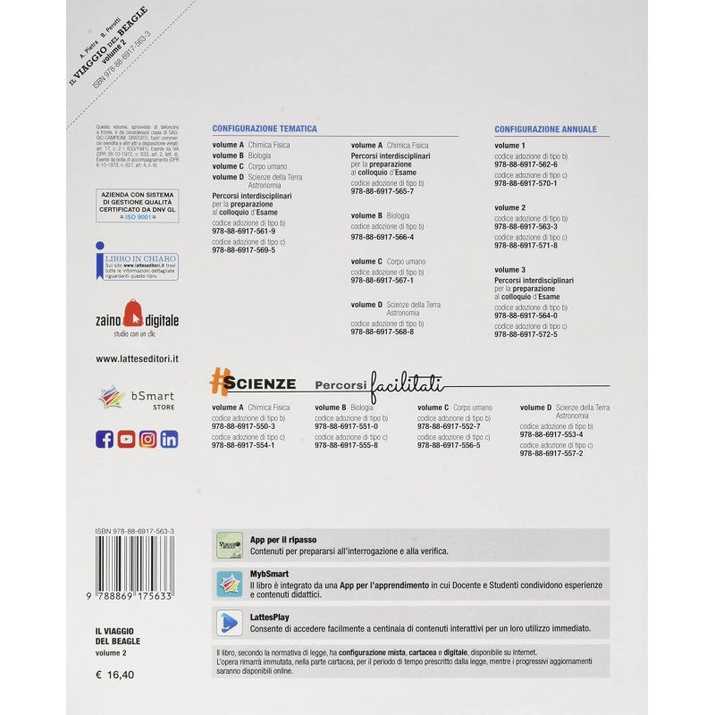 Il Viaggio Del Beagle. Per La Scuola Media (vol. 2)