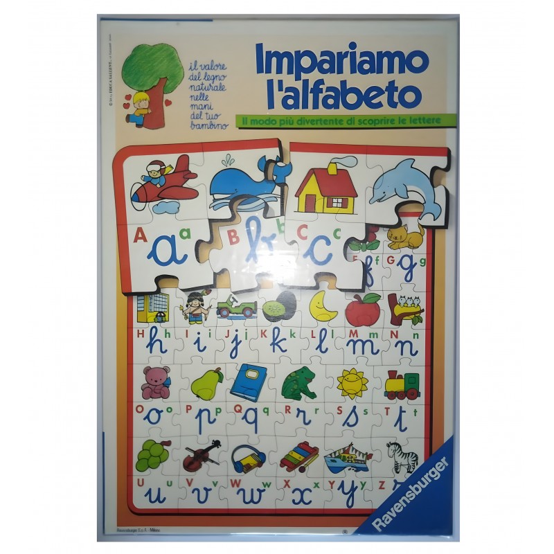 Impariamo L'alfabeto - Puzzle In Legno Ravensburger