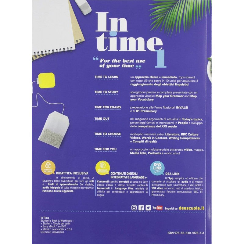 In Time 1. Starter-tavole Dei Verbi. Con Dvd-rom: In ... & Workbook 1 + Easy Ebook (su Dvd)