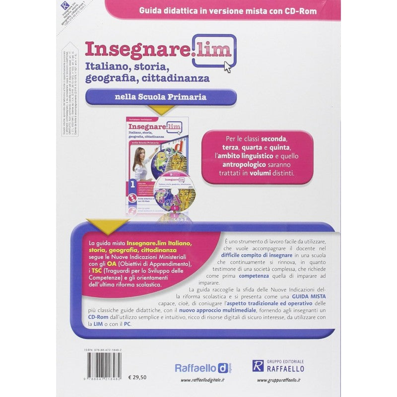 Insegnare Lim 1. Italiano. Guida Didattica. Per La 1ª Classe Elementare