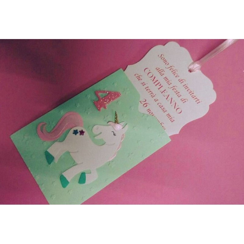 Invito A Bustina Con Personaggio