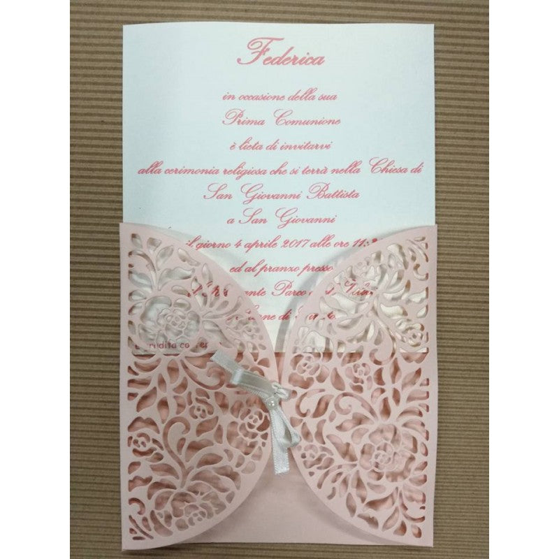 Invito Intagliato Personalizzabile