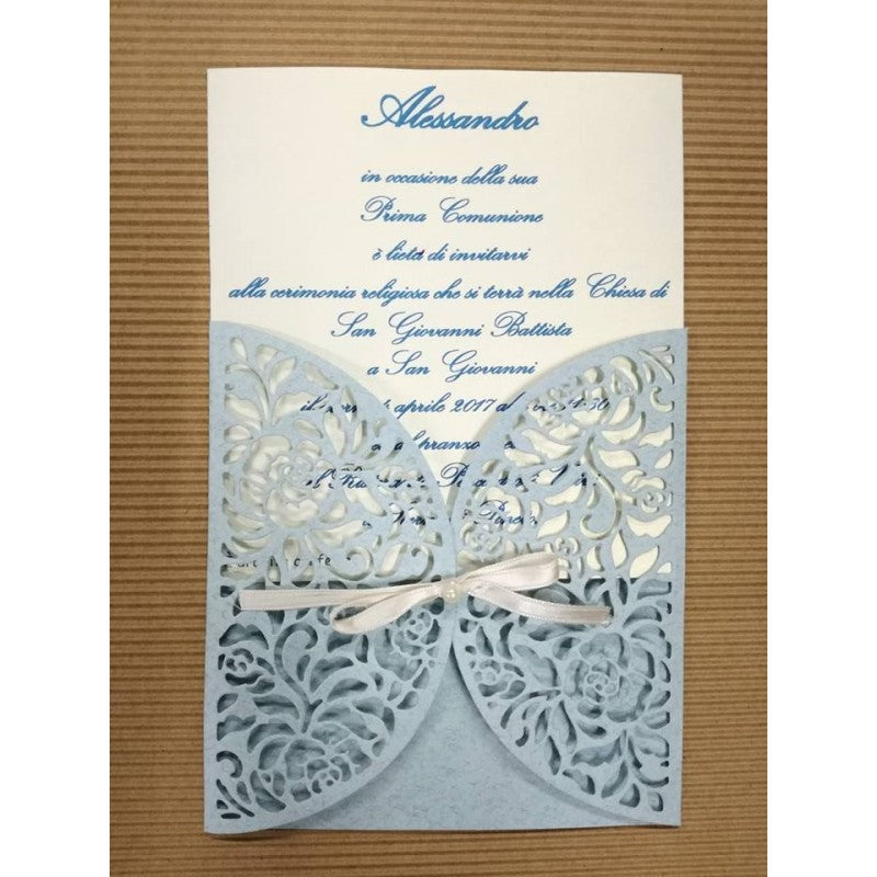Invito Intagliato Personalizzabile