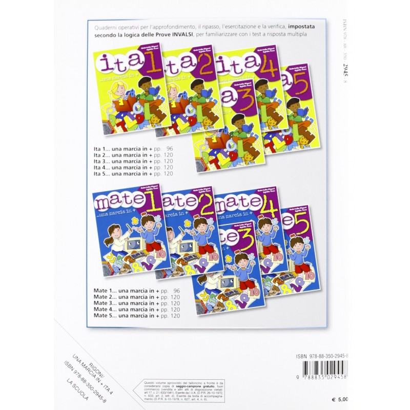 Ita. Una Marcia In +. Per La Scuola Elementare (vol. 4)