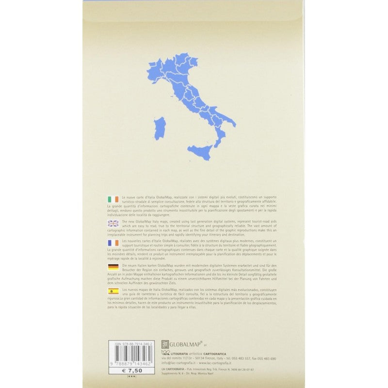 Italia. Carta Stradale 1:800.000 Multilingua