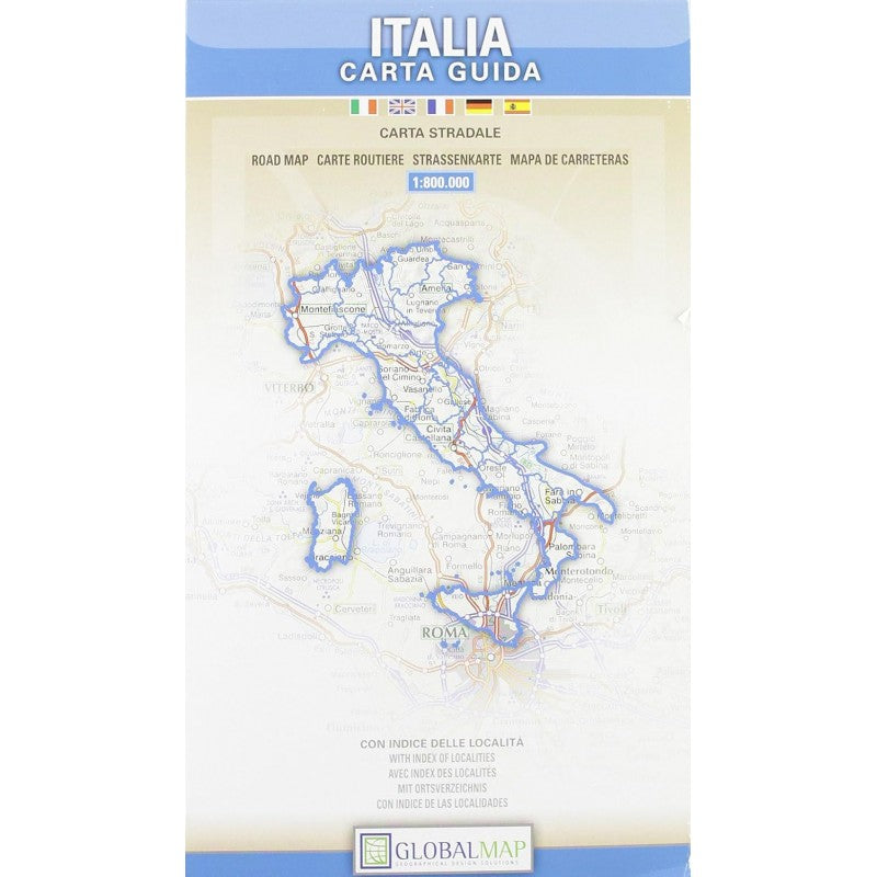 Italia. Carta Stradale 1:800.000 Multilingua