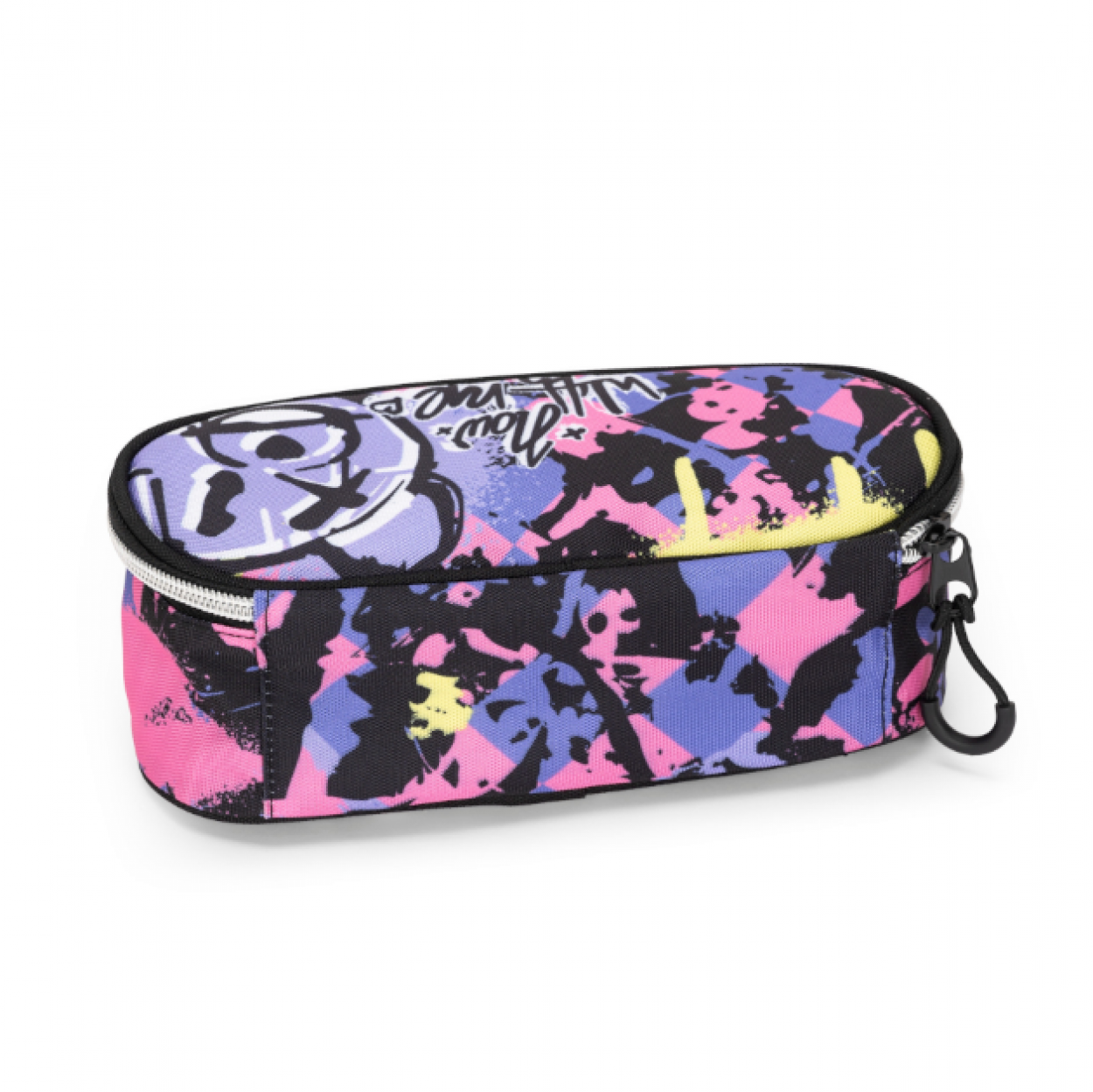 Astuccio Ovale Comix WBS Bear - Viola/Rosa