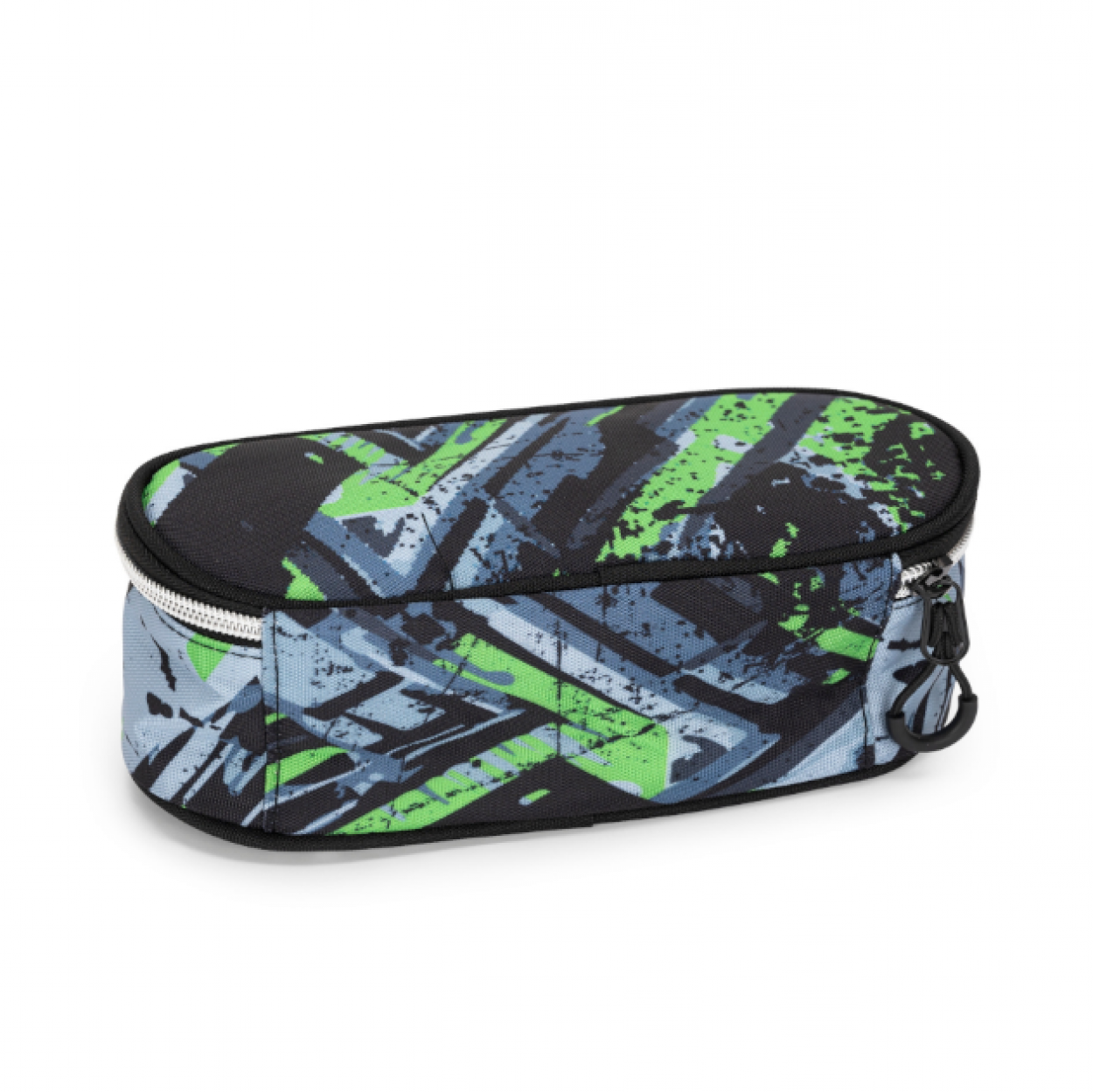 Astuccio Ovale Comix WBS Scratch - Verde/Nero