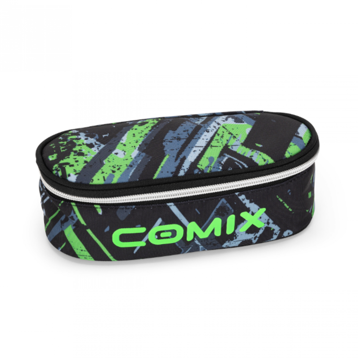 Astuccio Ovale Comix WBS Scratch - Verde/Nero