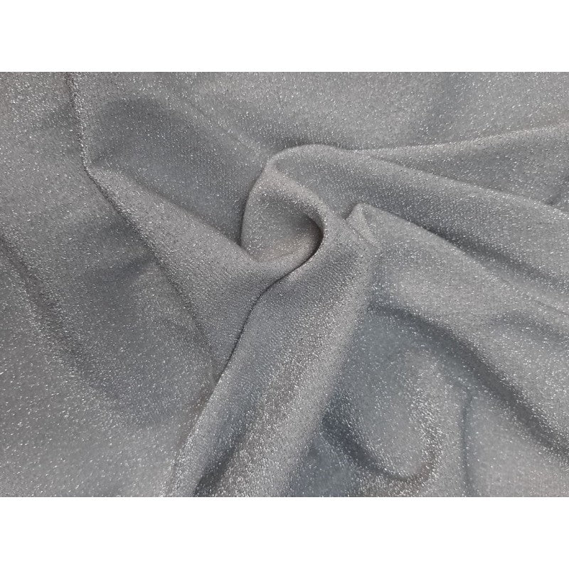 Jersey Lurex Glitter – Argento – 170 X 50 Cm