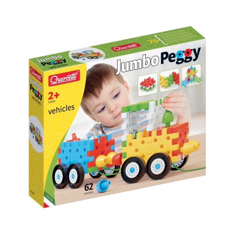 Jumbo Peggy Vehicles - Quercetti 02290