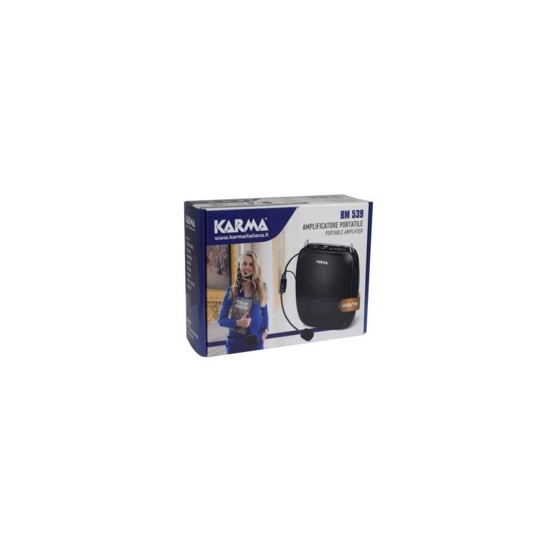 Karma Bm539, Diffusore Portatile Ad Archetto, Colore Nero, Watt 10.