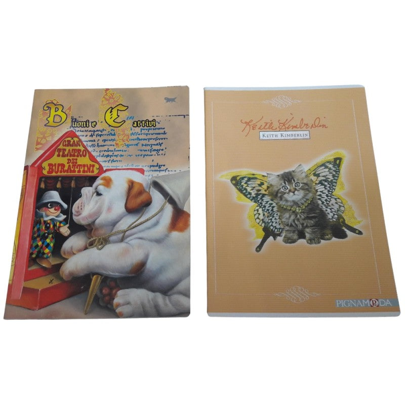 Kit 10 Maxi Quaderni Bambina A4 Quadretto 4mm 80gr - Fantasie Assortite