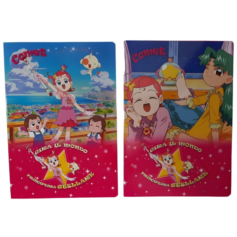 Kit 10 Maxi Quaderni Comet A4 Rigo A 80gr - 4 Fantasie Assortite