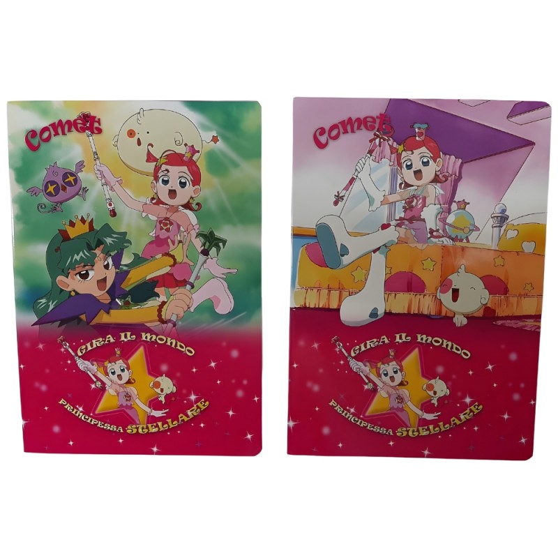 Kit 10 Maxi Quaderni Comet A4 Rigo A 80gr - 4 Fantasie Assortite