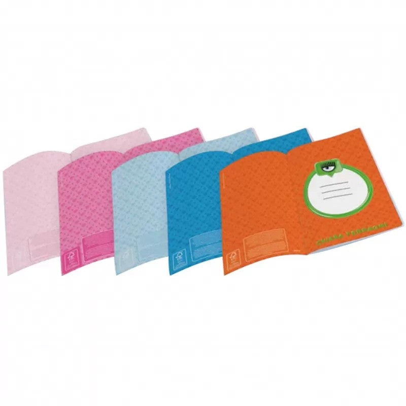 Kit 2 Quaderni Chiara Ferragni A5 42 Fogli 1r 80gr - Fantasia Causale