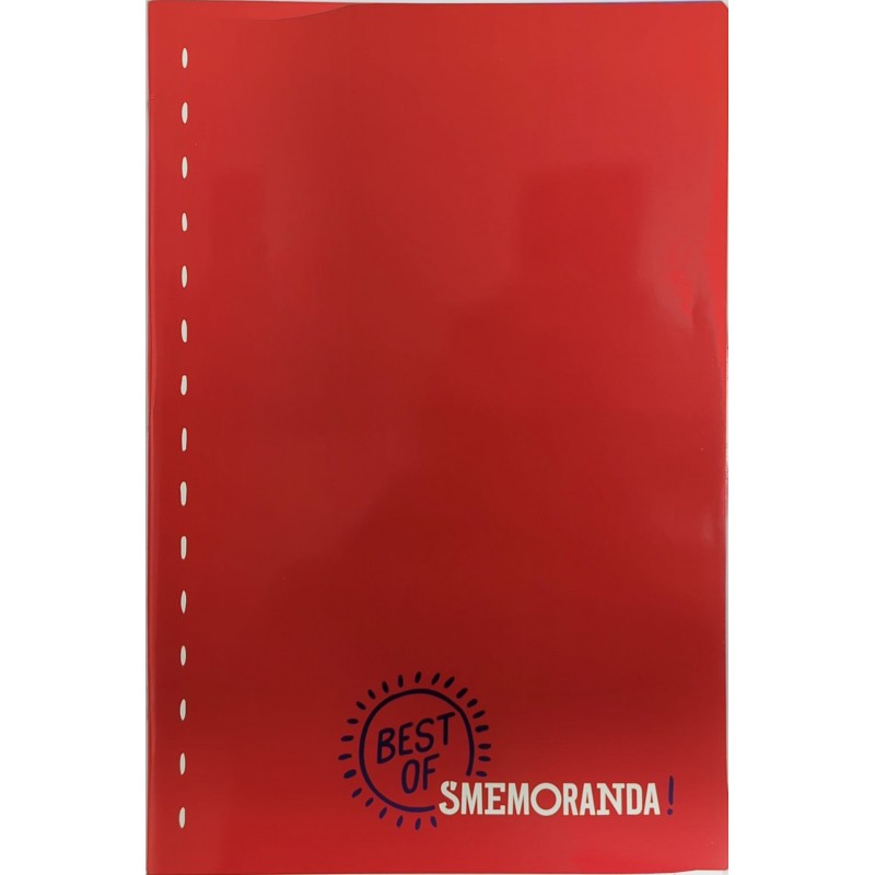 Kit 5 Maxi Quaderni Best Of Smemoranda A4 20+1 Fogli 4mm 80gr - 4 Colori Assortiti