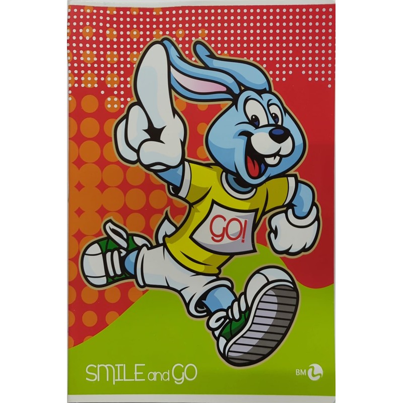 Kit 5 Maxi Quaderni Smile And Go A4 20+1 Fogli Rigo B 80gr - Fantasie Assortite