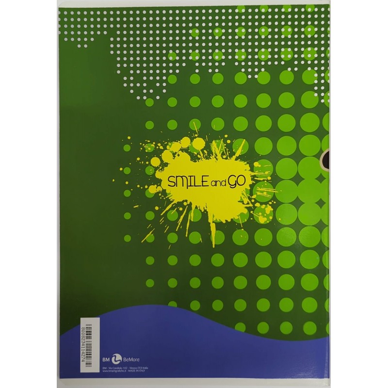 Kit 5 Maxi Quaderni Smile And Go A4 20+1 Fogli Rigo B 80gr - Fantasie Assortite