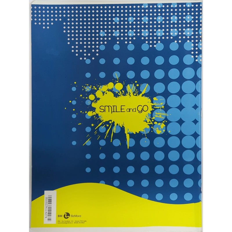 Kit 5 Maxi Quaderni Smile And Go A4 20+1 Fogli Rigo B 80gr - Fantasie Assortite